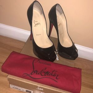 Christian Louboutin Lady Peep 150 Patent Calf S40